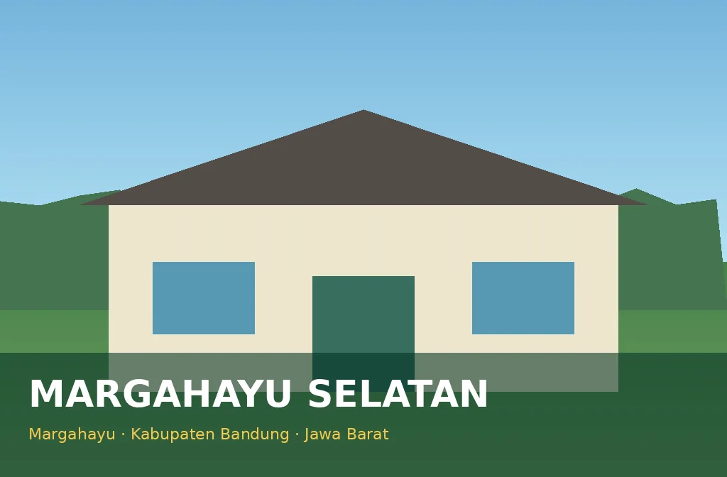 Ilustrasi Pasar rakyat & perdagangan Desa Margahayu Selatan