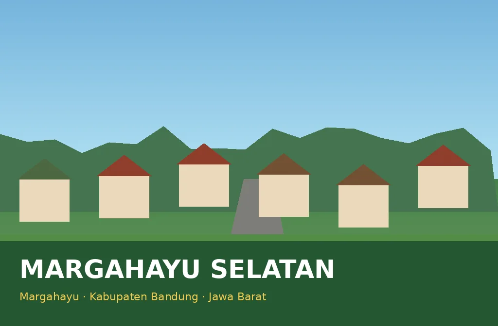 Ilustrasi konektivitas Desa Margahayu Selatan